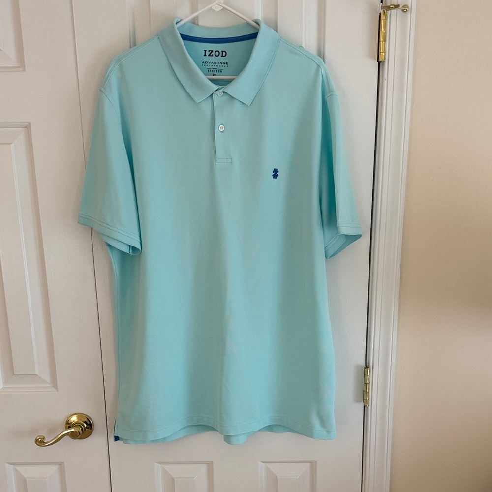 IZOD Men's Aqua Polo Shirt